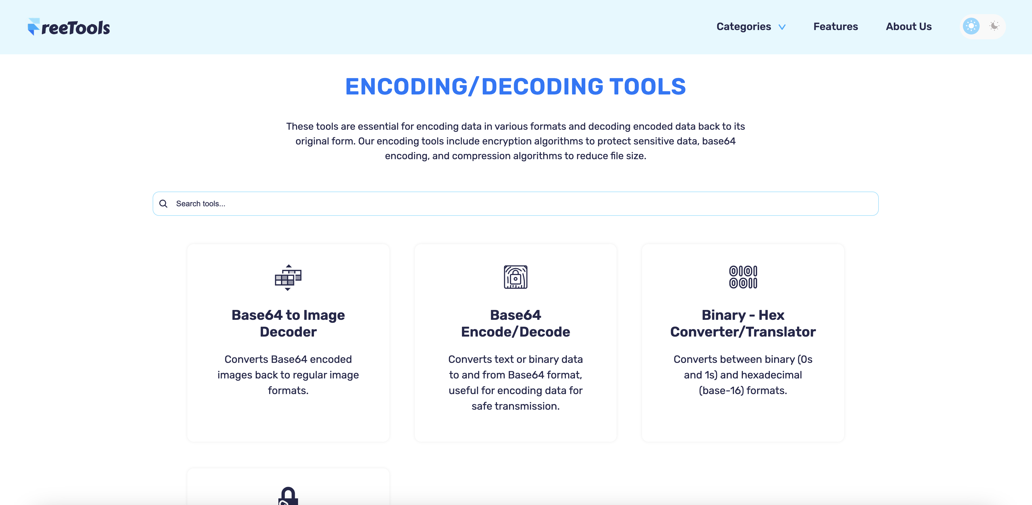 Encoding/Decoding Tools — Online Data Transformation