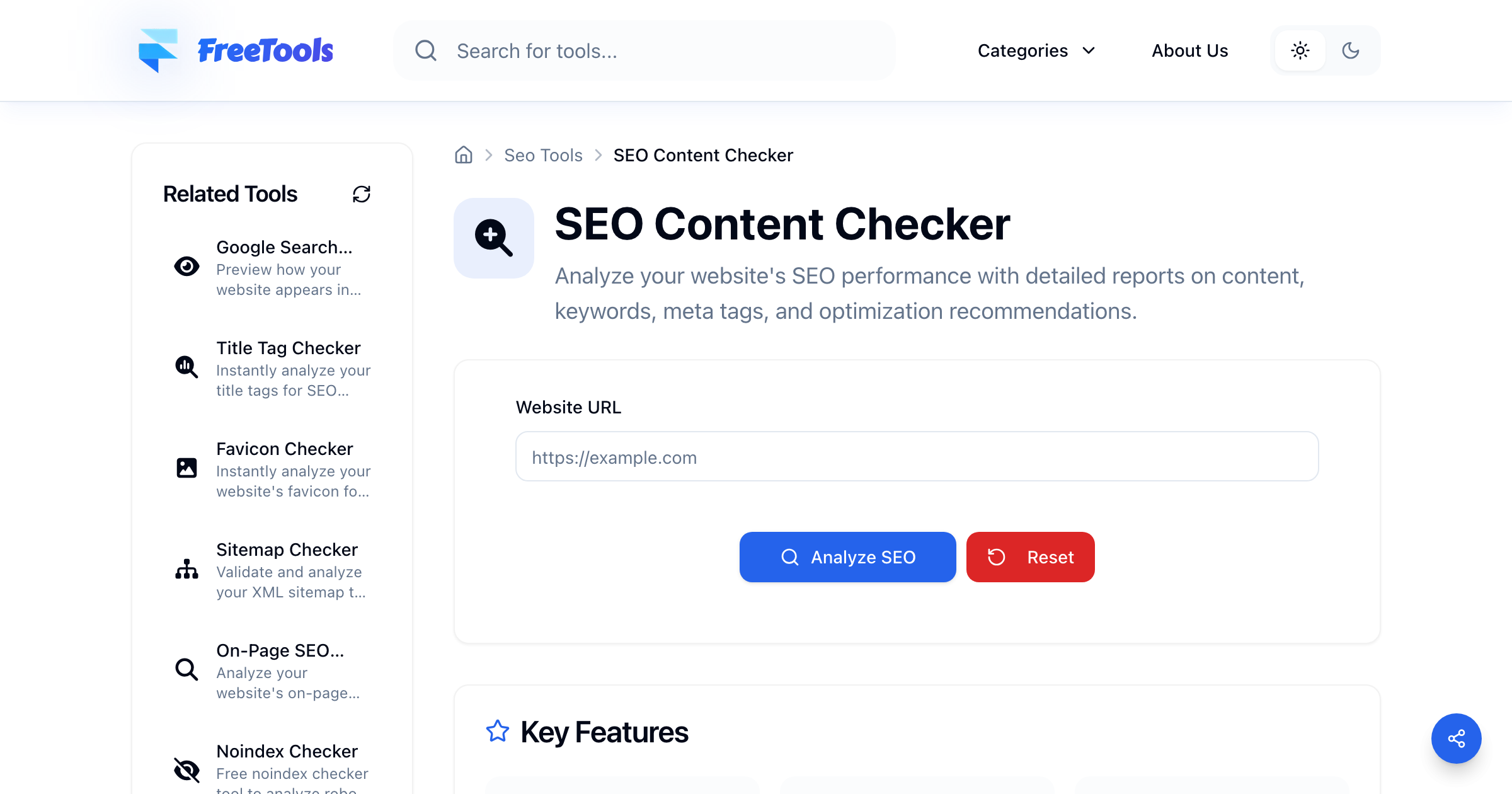 SEO Content Checker - Free Online Tool | Free Tools